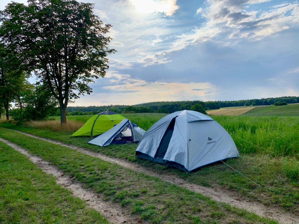 Unterwegs in Brandenburg - Natur und Zelte