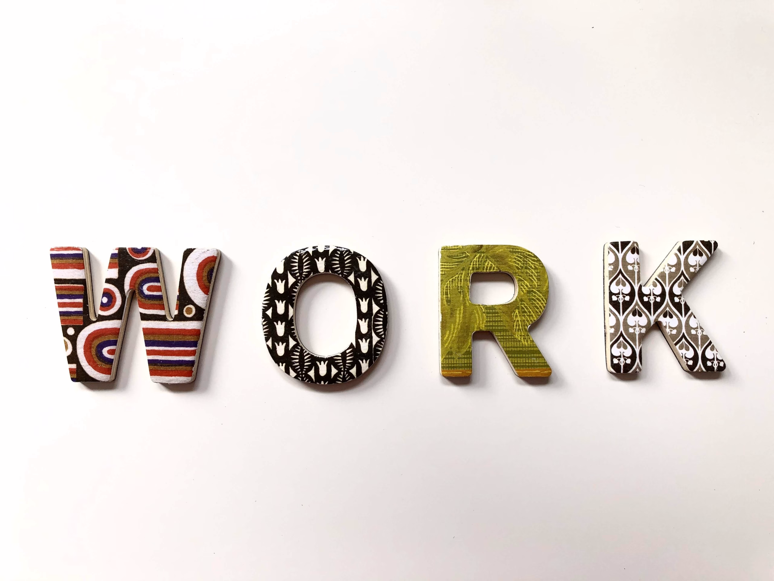 Work: Das englische Wort für "Arbeiten".