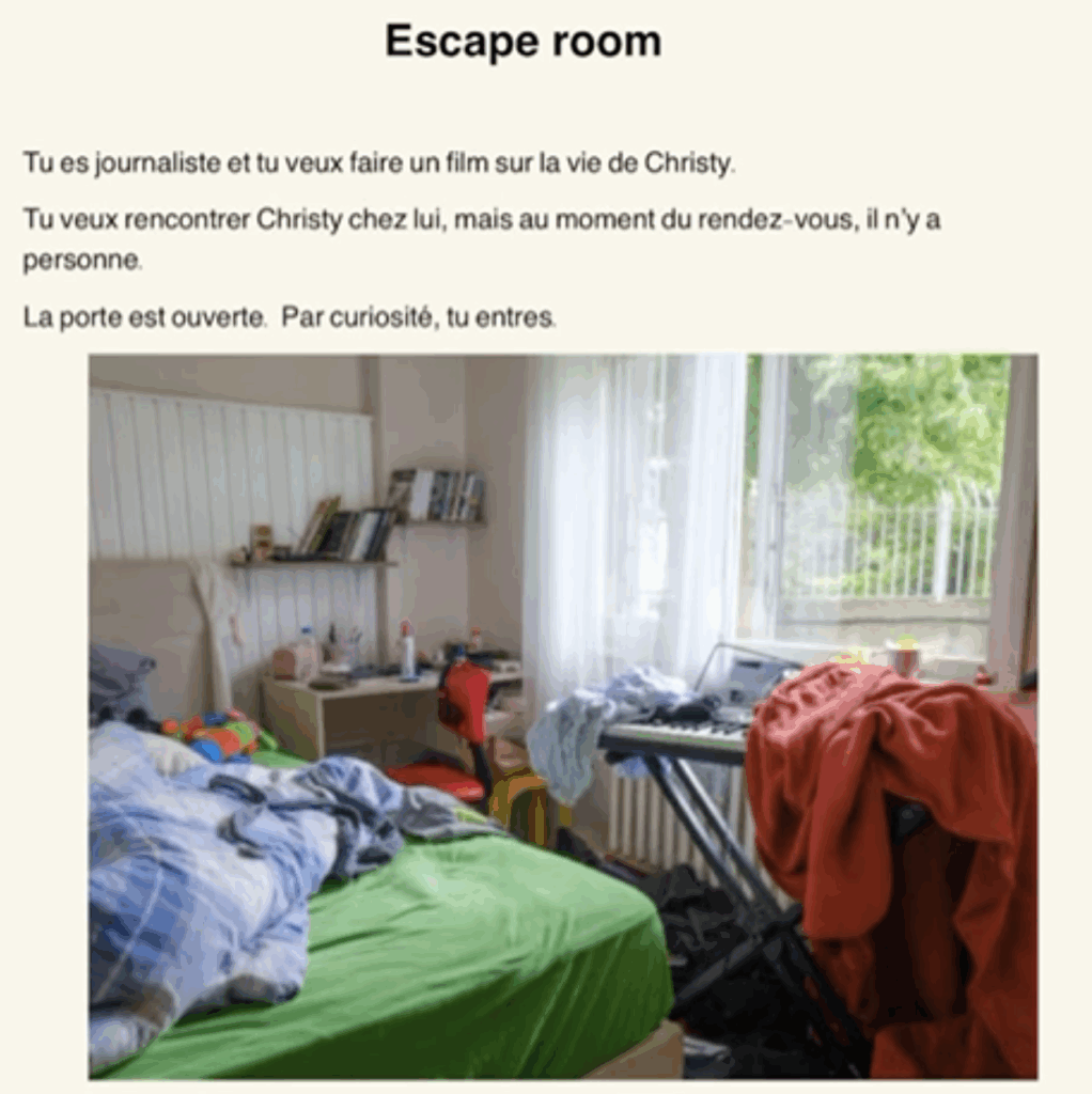 Ein Zimmer mit vielen Gegenständen.