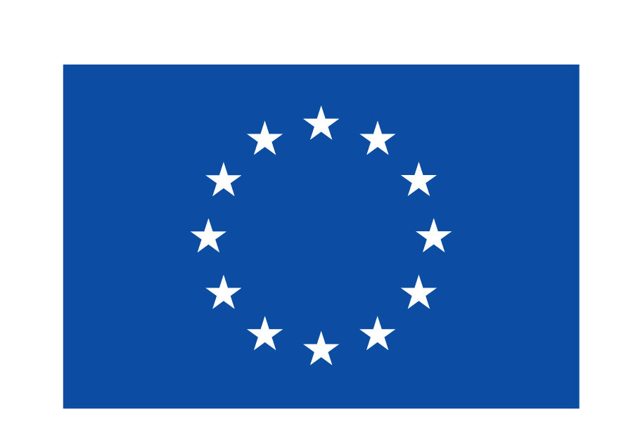 Die Europäische Fahne mit ihren Sternen